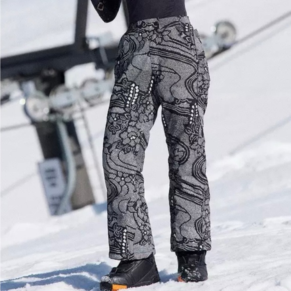 Free People Movement Bunny Slope Printed Ski / Snow Pants Midnight Combo NEW - Picture 3 of 16